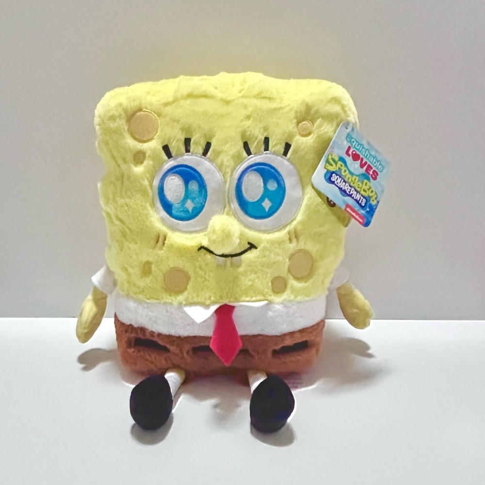 Squishable Loves SpongeBob SquarePants Plush Super Soft NWT Rare